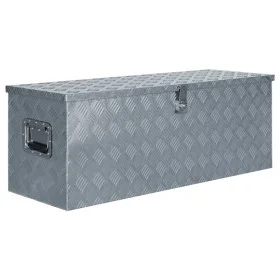 Aluminiumbox 110,5x38,5x40 cm silber von vidaXL, Werkzeugkästen - Ref: Foro24-142941, Preis: 263,13 €, Rabatt: %