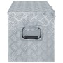 Aluminiumbox 110,5x38,5x40 cm silber von vidaXL, Werkzeugkästen - Ref: Foro24-142941, Preis: 271,28 €, Rabatt: %