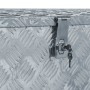 Aluminiumbox 110,5x38,5x40 cm silber von vidaXL, Werkzeugkästen - Ref: Foro24-142941, Preis: 271,28 €, Rabatt: %