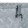 Aluminum box 110.5x38.5x40 cm silver by vidaXL, Toolboxes - Ref: Foro24-142941, Price: 271,28 €, Discount: %