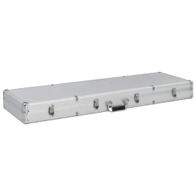 Silver aluminum gun case 118x38x12 cm by , Firearm cases - Ref: Foro24-91862, Price: 96,05 €, Discount: %