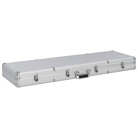 Maletín para armas de aluminio plateado 118x38x12 cm de , Estuches para armas de fuego - Ref: Foro24-91862, Precio: 96,05 €, ...