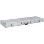 Maletín para armas de aluminio plateado 118x38x12 cm de , Estuches para armas de fuego - Ref: Foro24-91862, Precio: 96,05 €, ...