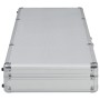 Maletín para armas de aluminio plateado 118x38x12 cm de , Estuches para armas de fuego - Ref: Foro24-91862, Precio: 96,05 €, ...