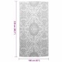 Alfombra exterior ARAKIL PP gris claro 160x230 cm