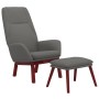Relax armchair with light gray fabric footstool by , Armchairs - Ref: Foro24-3097871, Price: 146,72 €, Discount: %