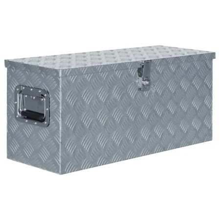 Caja de aluminio 80x30x35 cm plateada de vidaXL, Cajas de herramientas - Ref: Foro24-142939, Precio: 182,11 €, Descuento: %
