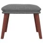 Entspannungssessel mit hellgrauem Stoffhocker von , Sessel - Ref: Foro24-3097871, Preis: 144,92 €, Rabatt: %