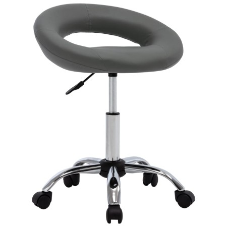 Drehbarer Esszimmerstuhl aus grauem Kunstleder von , Essstühle - Ref: Foro24-3085834, Preis: 74,45 €, Rabatt: %