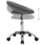 Drehbarer Esszimmerstuhl aus grauem Kunstleder von , Essstühle - Ref: Foro24-3085834, Preis: 74,45 €, Rabatt: %
