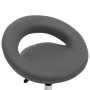 Drehbarer Esszimmerstuhl aus grauem Kunstleder von , Essstühle - Ref: Foro24-3085834, Preis: 74,45 €, Rabatt: %