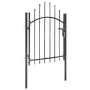Schwarzes Gartentor aus Stahl 1x1,5 m von vidaXL, Gartentore - Ref: Foro24-143058, Preis: 111,91 €, Rabatt: %