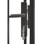 Black steel garden gate 1x1.5 m by vidaXL, garden gates - Ref: Foro24-143058, Price: 112,31 €, Discount: %