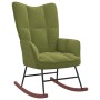 Light Green Velvet Rocking Chair by , Rocking chairs - Ref: Foro24-328142, Price: 109,20 €, Discount: %