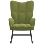 Hellgrüner Schaukelstuhl aus Samt von , Schaukelstühle - Ref: Foro24-328142, Preis: 110,00 €, Rabatt: %