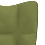 Hellgrüner Schaukelstuhl aus Samt von , Schaukelstühle - Ref: Foro24-328142, Preis: 110,00 €, Rabatt: %