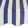 Manuell einziehbare Markise 400 cm blau-weiß gestreift von vidaXL, Markisen - Ref: Foro24-43224, Preis: 90,42 €, Rabatt: %