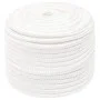 Intensives weißes Polypropylen-Bootsseil 12 mm 100 m von , Seile und Metallschnüre - Ref: Foro24-152566, Preis: 56,04 €, Raba...