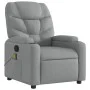 Sillón reclinable de masaje de tela gris claro by , Armchairs - Ref: Foro24-372453, Price: 213,84 €, Discount: %