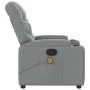 Sillón reclinable de masaje de tela gris claro by , Armchairs - Ref: Foro24-372453, Price: 213,84 €, Discount: %