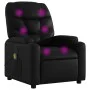 Sillón de masaje reclinable cuero sintético negro by , Armchairs - Ref: Foro24-372472, Price: 243,06 €, Discount: %