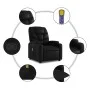 Massage-Sessel, verstellbar, aus schwarzem Kunstleder. von , Sessel - Ref: Foro24-372472, Preis: 242,21 €, Rabatt: %