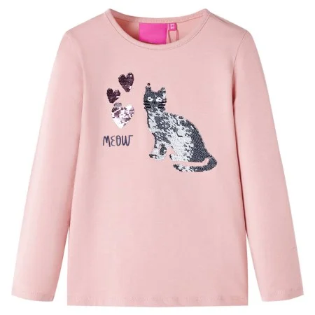 Camiseta infantil de manga larga rosa claro 140 by , Kids T-shirts - Ref: Foro24-14088, Price: 10,49 €, Discount: %