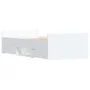 White bed frame with headboard and footboard 90x190 cm by , Beds and slatted bases - Ref: Foro24-3203810, Price: 184,77 €, Di...