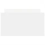 White bed frame with headboard and footboard 90x190 cm by , Beds and slatted bases - Ref: Foro24-3203810, Price: 184,77 €, Di...