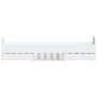 White bed frame with headboard and footboard 90x190 cm by , Beds and slatted bases - Ref: Foro24-3203810, Price: 189,57 €, Di...