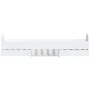 White bed frame with headboard and footboard 90x190 cm by , Beds and slatted bases - Ref: Foro24-3203810, Price: 184,77 €, Di...