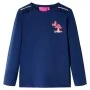 Kinder Langarmshirt in Marineblau, Größe 104. von , Kinder-T-Shirts - Ref: Foro24-14240, Preis: 8,32 €, Rabatt: %