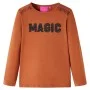 Kinder Langarmshirt in Cognac-Farbe, Größe 140. von , Kinder-T-Shirts - Ref: Foro24-14268, Preis: 8,77 €, Rabatt: %