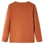 Kinder Langarmshirt in Cognac-Farbe, Größe 140. von , Kinder-T-Shirts - Ref: Foro24-14268, Preis: 8,77 €, Rabatt: %