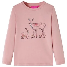 Langärmeliges rosa Kinder-T-Shirt in Größe 140. von , Kinder-T-Shirts - Ref: Foro24-14393, Preis: 8,42 €, Rabatt: %