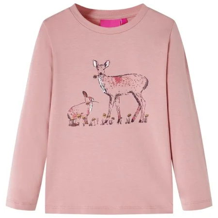 Camiseta infantil de manga larga rosa 140 de , Camisetas para niños - Ref: Foro24-14393, Precio: 8,41 €, Descuento: %