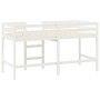 Children's loft bed ladder solid white pine wood 90x200 cm by , Beds and slatted bases - Ref: Foro24-835890, Price: 161,83 €,...