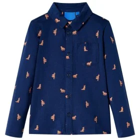 Kinderhemd in Marineblau, Größe 140 von , Kinder-T-Shirts - Ref: Foro24-12978, Preis: 10,30 €, Rabatt: %