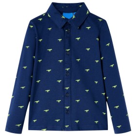 Camisa infantil azul marino 116 by , Kids T-shirts - Ref: Foro24-13271, Price: 9,96 €, Discount: %