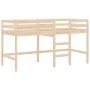Hochbett für Kinder mit Leiter aus massivem Kiefernholz 90x190 cm von , Betten und Lattenroste - Ref: Foro24-835892, Preis: 1...