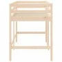 Hochbett für Kinder mit Leiter aus massivem Kiefernholz 90x190 cm von , Betten und Lattenroste - Ref: Foro24-835892, Preis: 1...