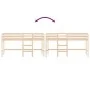 Hochbett für Kinder mit Leiter aus massivem Kiefernholz 90x190 cm von , Betten und Lattenroste - Ref: Foro24-835892, Preis: 1...