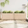 Außenblumenkästen, 2 Stück Massivholz aus Kiefer von , Töpfe und Pflanzgefäße - Ref: Foro24-837460, Preis: 127,66 €, Rabatt: %