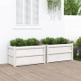 Außenblumenkästen, 2 Stück Massivholz aus weißer Kiefer von , Töpfe und Pflanzgefäße - Ref: Foro24-837462, Preis: 187,44 €, R...