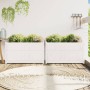 Außenblumenkästen, 2 Stück Massivholz aus weißer Kiefer von , Töpfe und Pflanzgefäße - Ref: Foro24-837462, Preis: 187,44 €, R...