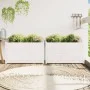 Jardineras de exterior 2 unidades madera maciza de pino blanco de , Maceteros y jardineras - Ref: Foro24-837462, Precio: 137,...
