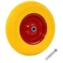 Wheelbarrow wheel with solid axle PU 4.00-8 390 mm by vidaXL, Hoists, cranes and carts - Ref: Foro24-142980, Price: 41,79 €, ...