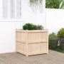Jardinera de madera maciza de pino 70x70x70 cm de , Maceteros y jardineras - Ref: Foro24-837434, Precio: 91,63 €, Descuento: %
