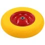 Wheelbarrow wheel with solid axle PU 4.00-8 390 mm by vidaXL, Hoists, cranes and carts - Ref: Foro24-142980, Price: 41,79 €, ...