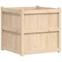 Jardinera de madera maciza de pino 70x70x70 cm de , Maceteros y jardineras - Ref: Foro24-837434, Precio: 91,63 €, Descuento: %